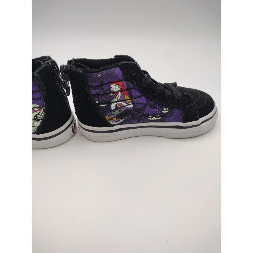 Vans SK8 HI Collab Jack Skellington Nightmare Before Christmas Toddler Shoes 4.5